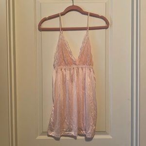 Vintage lingerie nightgown spaghetti strap